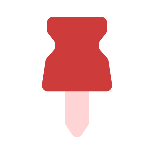 Drawing pin Generic color fill icon