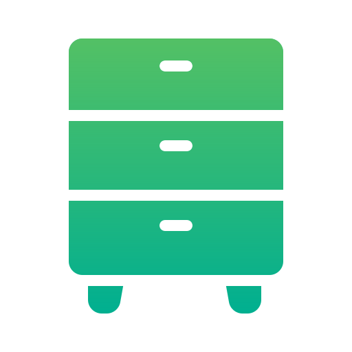 Drawers Generic gradient fill icon