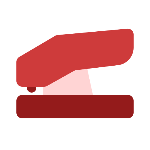 Hole punch Generic color fill icon