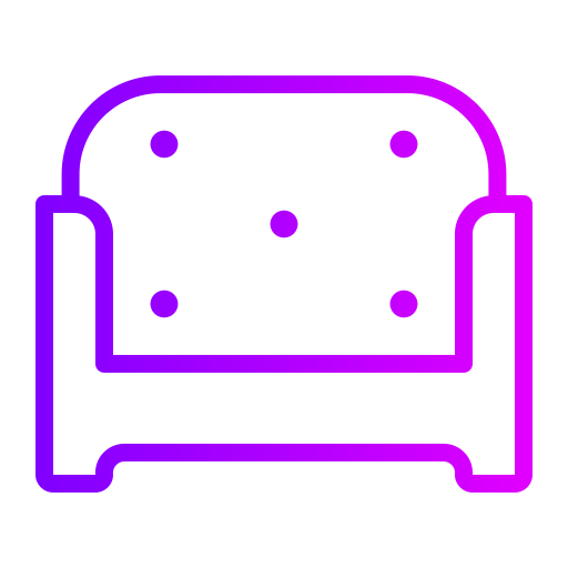 Couch Generic gradient outline icon