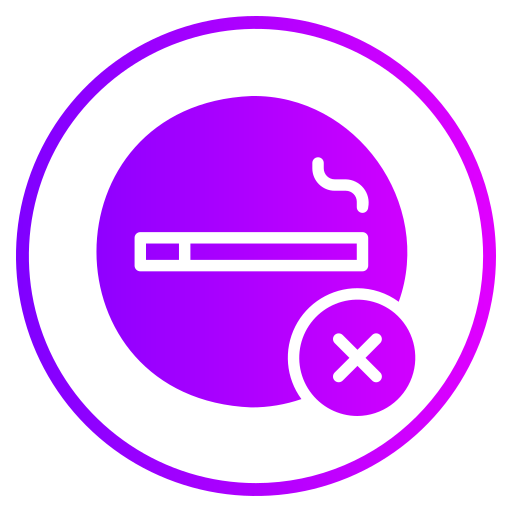 interdiction de fumer Generic gradient fill Icône