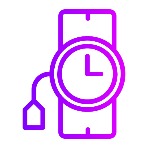 polshorloge Generic gradient outline icoon