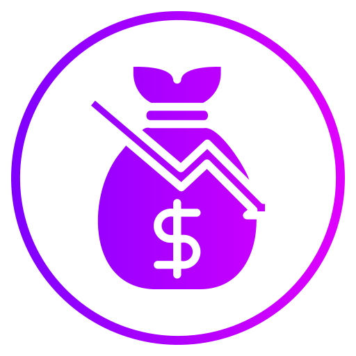 Money bag Generic gradient fill icon