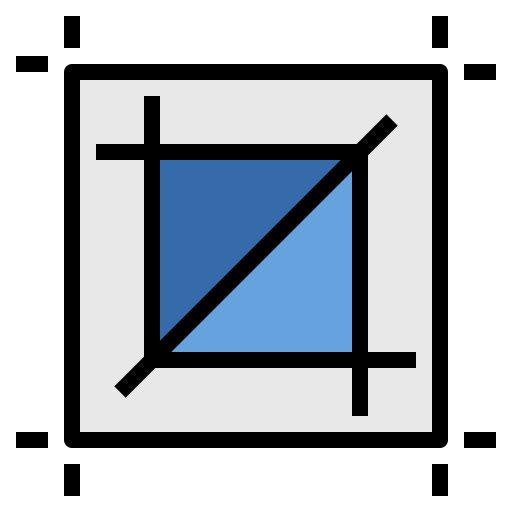 Crop Generic color lineal-color icon