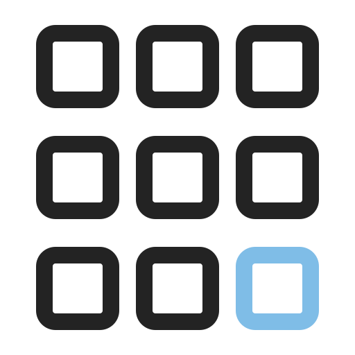 Application Generic color outline icon