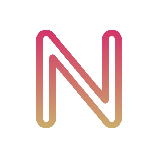 Letter n Generic gradient outline icon