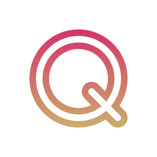 文字q Generic gradient outline icon