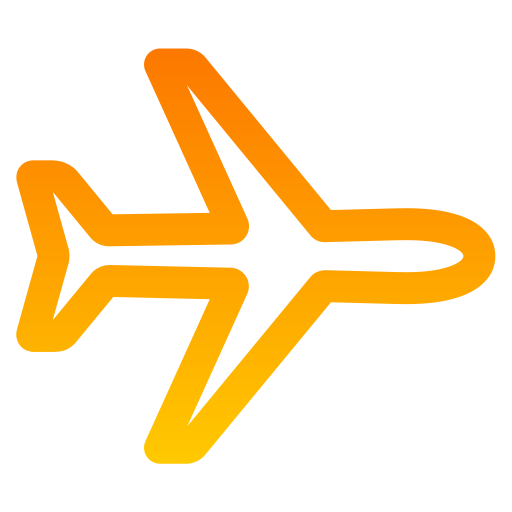 비행기 Generic gradient outline icon