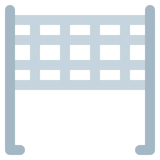 Volley net Generic color fill icon