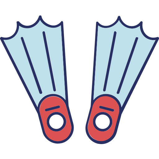 Finswimming Generic color lineal-color icon