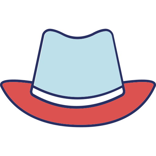 Hat cowboy Generic color lineal-color icon