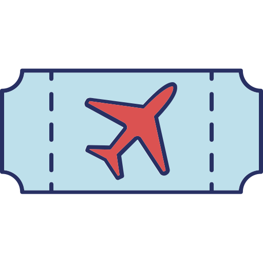 Plane ticket Generic color lineal-color icon