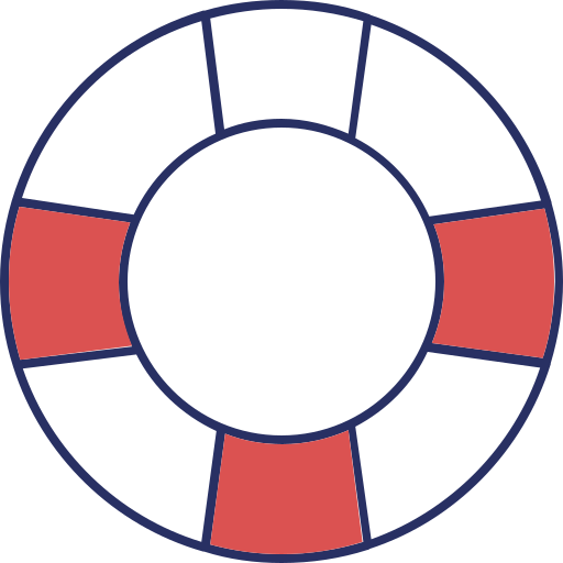 Спасательный круг Generic color lineal-color иконка