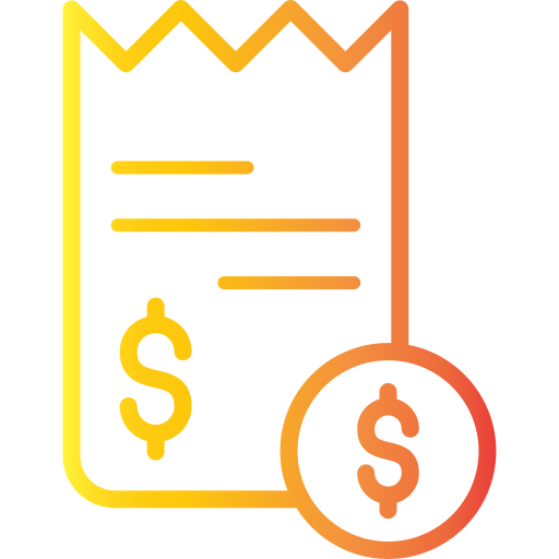 Invoice Generic gradient outline icon