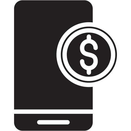 mobiel geld Generic black fill icoon