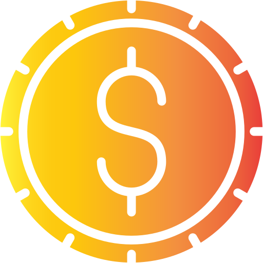 moneta Generic gradient fill icona