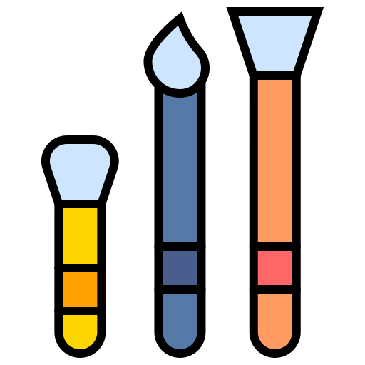 アートブラシ Generic color lineal-color icon