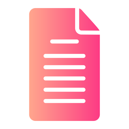 documento Generic gradient fill icono