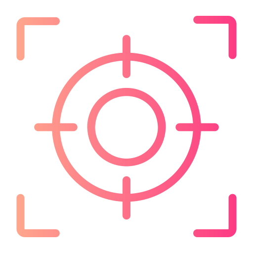 centrum Generic gradient outline ikona