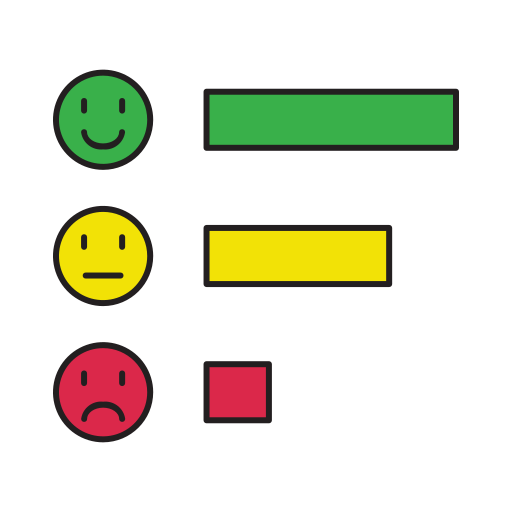 satysfakcja konsumenta Generic color lineal-color ikona