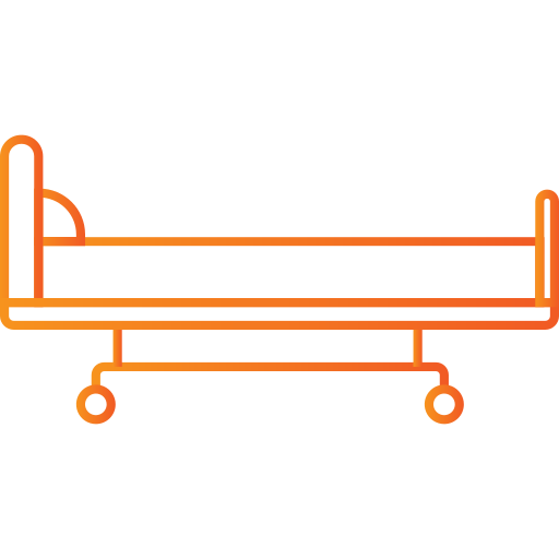 Hospital bed Generic gradient outline icon