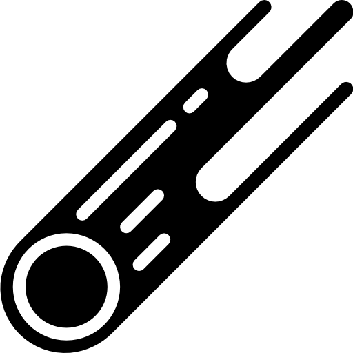 spadająca gwiazda Aphiradee (monkik) Fill ikona