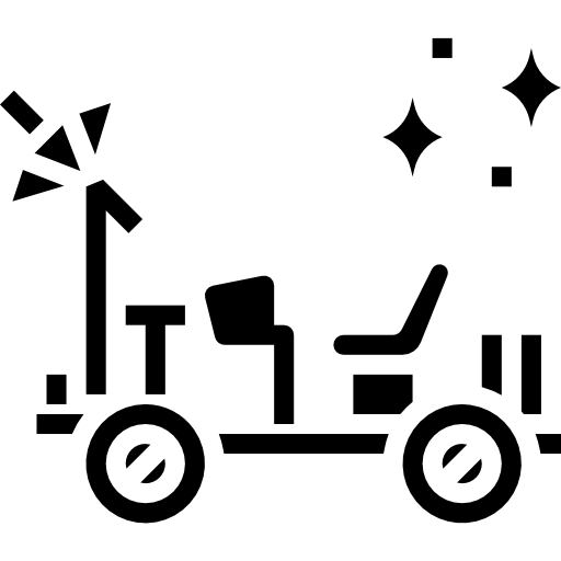 księżycowy pojazd wędrowny Aphiradee (monkik) Fill ikona
