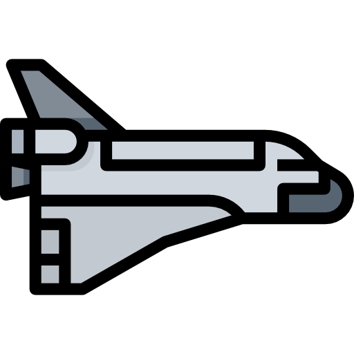 space shuttle Aphiradee (monkik) Lineal Color icon