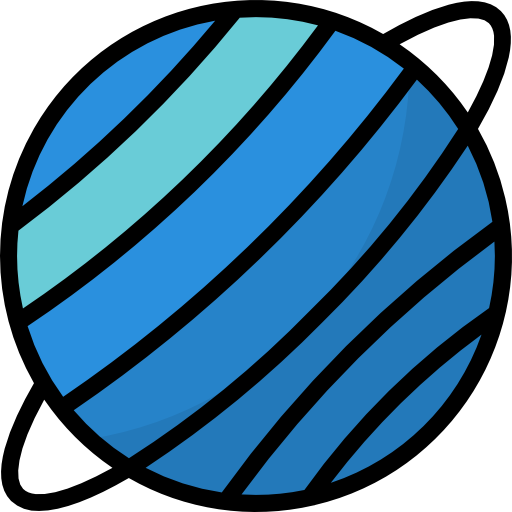天王星 Aphiradee (monkik) Lineal Color icon