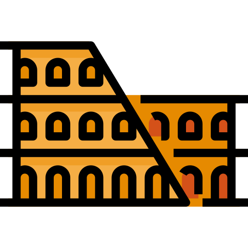 Colosseum Aphiradee (monkik) Lineal Color icon