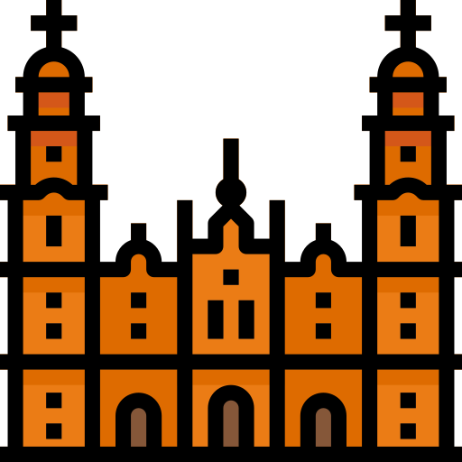 morella-kathedraal Aphiradee (monkik) Lineal Color icoon