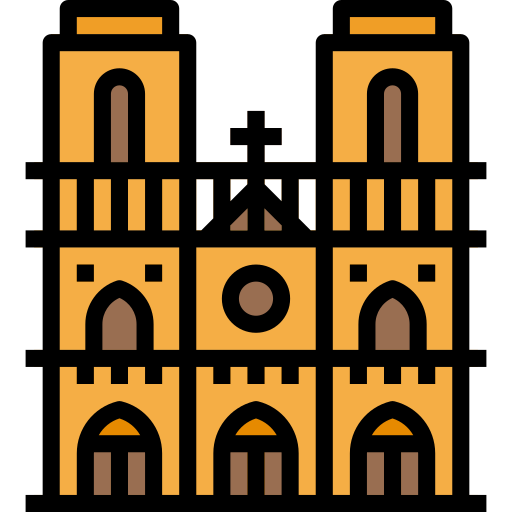 Notre dame Aphiradee (monkik) Lineal Color icon