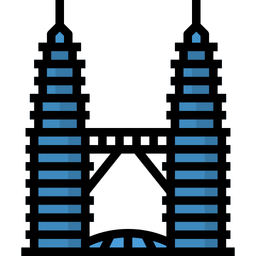 torres petronas Aphiradee (monkik) Lineal Color icono