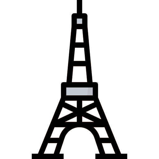wieża tokyo Aphiradee (monkik) Lineal Color ikona