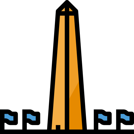 obelisk Aphiradee (monkik) Lineal Color icoon