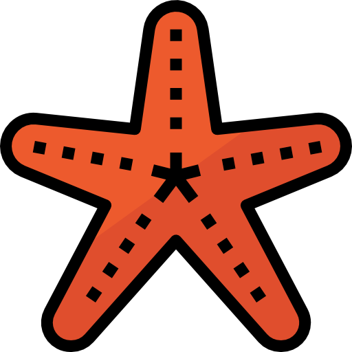 estrela do mar Aphiradee (monkik) Lineal Color Ícone