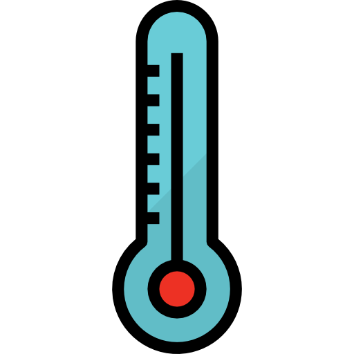 Thermometer Aphiradee (monkik) Lineal Color icon