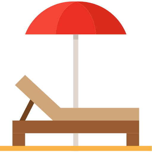 해변 의자 Aphiradee (monkik) Flat icon