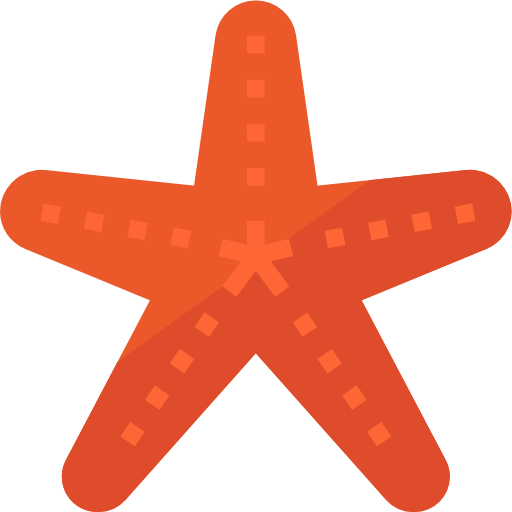 estrella de mar Aphiradee (monkik) Flat icono