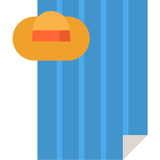 Towel Aphiradee (monkik) Flat icon
