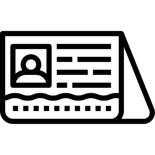 paspoort Aphiradee (monkik) Lineal icoon