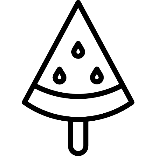 arbuz Aphiradee (monkik) Lineal ikona