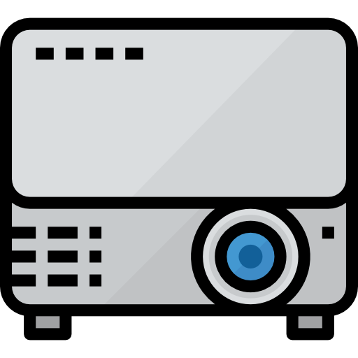 Projector Aphiradee (monkik) Lineal Color icon