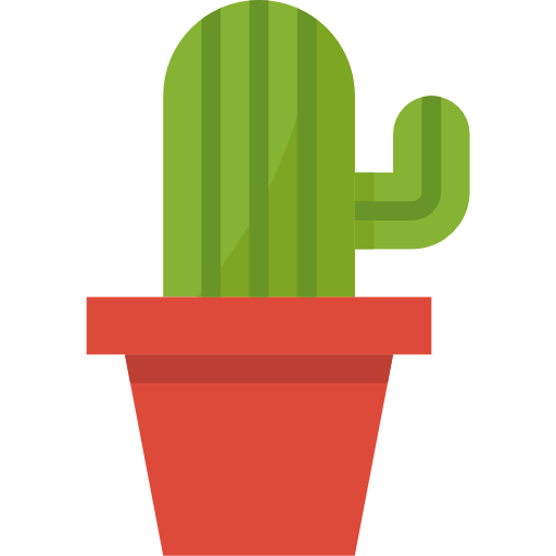 cactus Aphiradee (monkik) Flat icoon