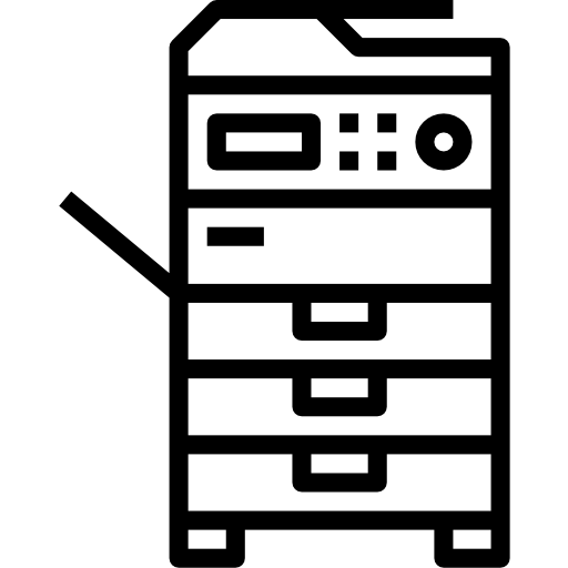 Photocopier Aphiradee (monkik) Lineal icon