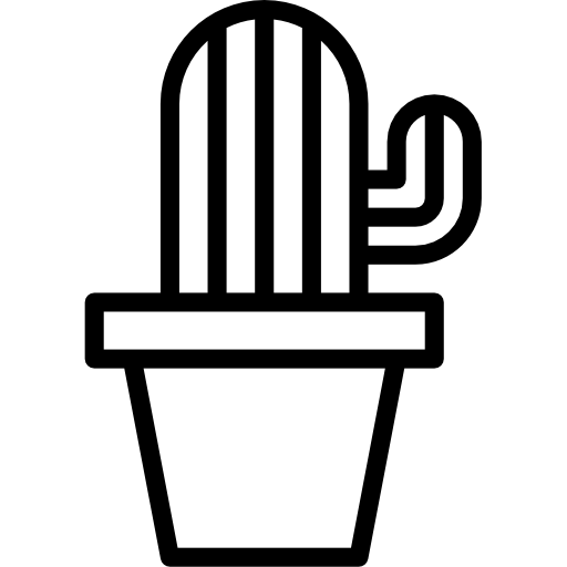 cactus Aphiradee (monkik) Lineal icono