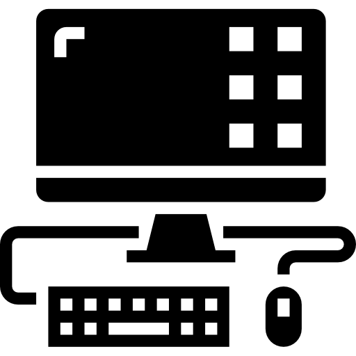 Computer Aphiradee (monkik) Fill icon