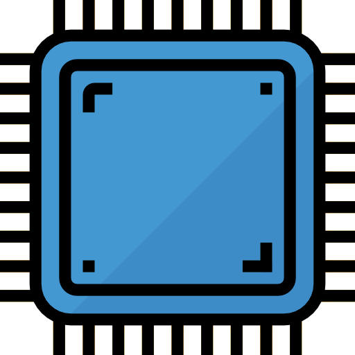 procesador Aphiradee (monkik) Lineal Color icono