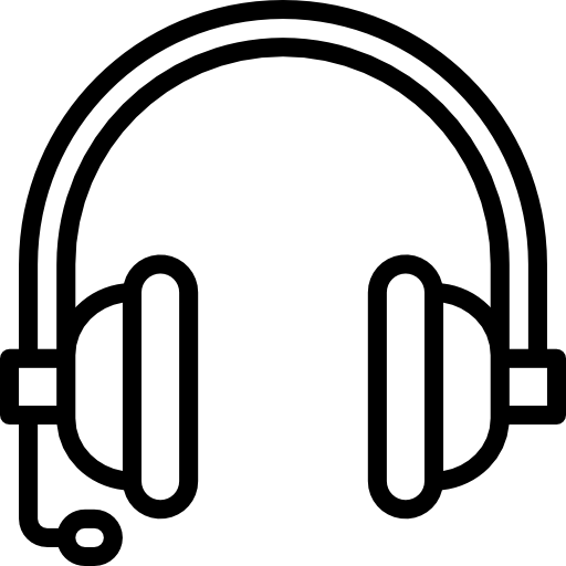 ヘッドフォン Aphiradee (monkik) Lineal icon