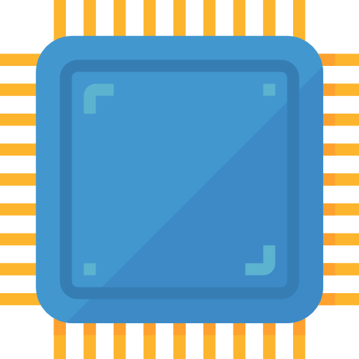 Процессор Aphiradee (monkik) Flat иконка